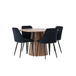 Round dining set (night)