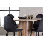 Round dining set (polar)