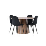 Round dining set (polar)