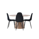 Round dining set (polar)