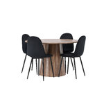 Round dining set (polar)