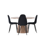 Round dining set (polar)