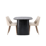 Oval dining set (night)