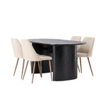 Oval dining set (night)