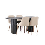 Oval dining set (night)