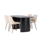 Oval dining set (night)