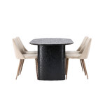 Oval dining set (night)