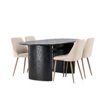 Oval dining set (night)