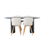 Oval dining set (lily)