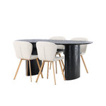 Oval dining set (lily)