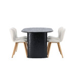 Oval dining set (lily)