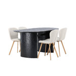 Oval dining set (lily)