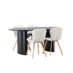 Oval dining set (lily)