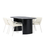 Oval dining set (twist)