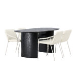 Oval dining set (twist)