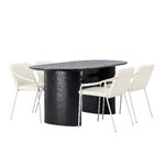 Oval dining set (twist)