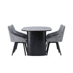 Oval dining set (rosie)