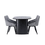 Oval dining set (rosie)