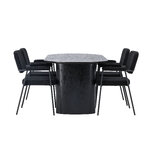 Oval dining set (yesterday)