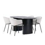 Oval dining set (evelina)