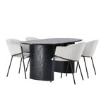 Oval dining set (evelina)