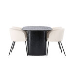 Oval dining set (berit)