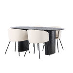 Oval dining set (berit)