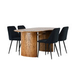 Oval dining set (night)