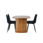 Oval dining set (polar)