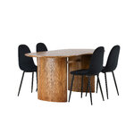 Oval dining set (polar)