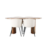 Oval dining set (berit)