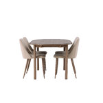 Oval dining set (night)