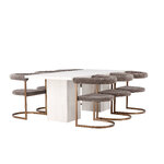 Rectangular dining set (morning)