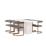 Rectangular dining set (morning)