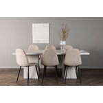 Rectangular dining set (polar)