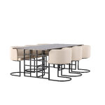 Rectangular dining set (simrishamn)