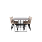 Rectangular dining set (polar)