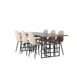 Rectangular dining set (polar)