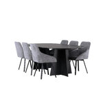 Oval dining set (rosie)