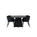 Oval dining set (selma)