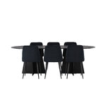 Oval dining set (night)