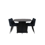 Oval dining set (night)