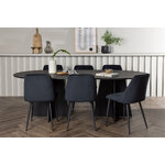 Oval dining set (night)