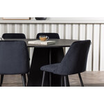 Oval dining set (night)