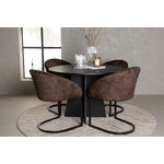 Round dining set (evening)