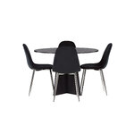 Round dining set (polar)