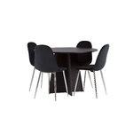 Round dining set (polar)