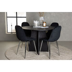 Round dining set (polar)