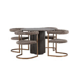 Round dining set (morning)