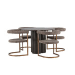 Round dining set (morning)